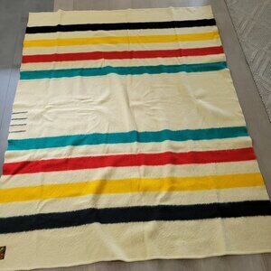 Striped Multicolor Blanket by Trapper Point